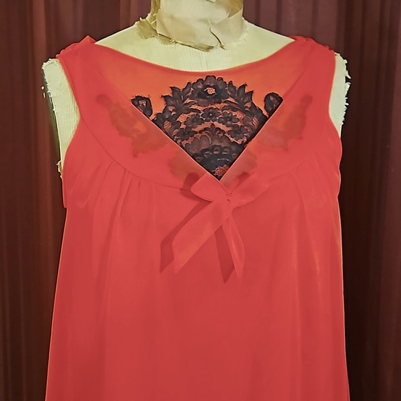 VINTAGE NIGHTIE, CHEMISE A LA 1960 - Picture 3 of 10